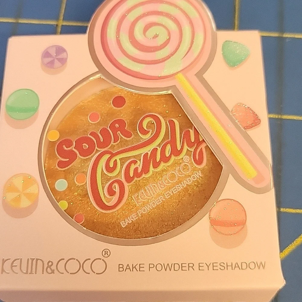 Kevin & Coco Sour Candy Gold Bake Powder Eyeshadow K03 New